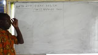 8. DIRAC DELTA -INTRODUCTION