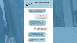 “None of our videos are captioned; we’ll give you a credit for your next purchase instead.”