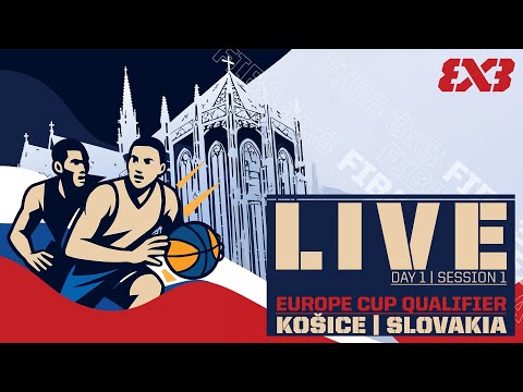 RE- LIVE | FIBA 3x3 Europe Cup Qualifier 2025 | Slovakia | Day 1 - Session 1 | #3x3Basketball