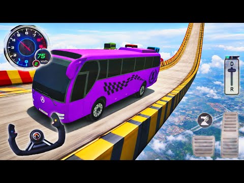 Impossible Bus Stunt Driving 2026 | Mega Ramp Racing Driving Simulator | Android GamePlay
