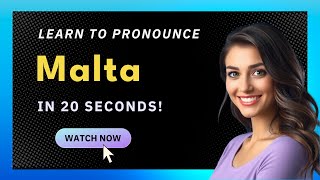How to pronounce Malta