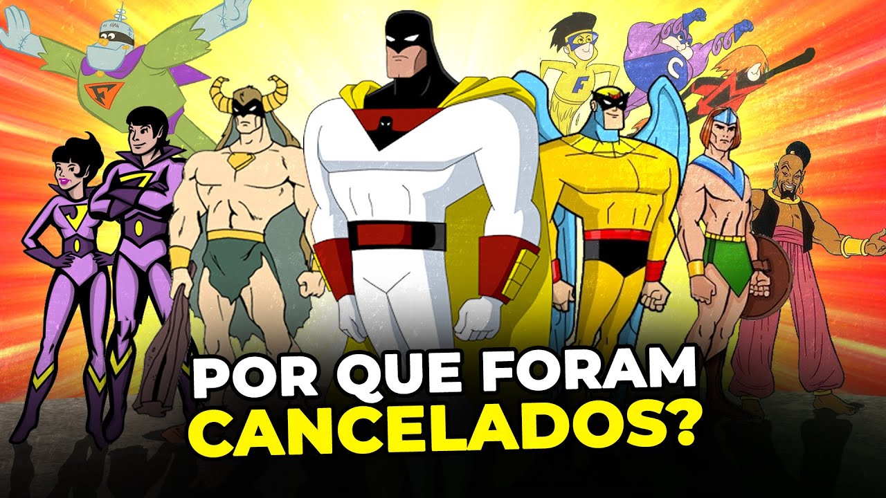 A HISTÓRIA DOS SUPER-HERÓIS DA HANNA-BARBERA