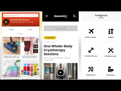 DescontoX - Cupons e Promoções