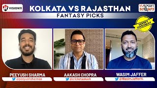 KOL vs RR Fantasy Cricket Prediction ft Aakash Chopra | Kolkata vs Rajasthan | VUSportScouts Ep.193