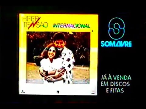 Comercial do LP Hipertensão - Internacional (1987) - Versão fotos dos intérpretes