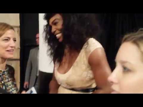 Backstage at Serena Williams Signature Statement