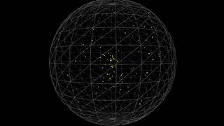 DeepSeek AI Assists in Creating 100 Bouncing Yellow Balls in a Rotating Sphere with p5.js
