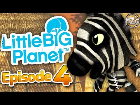 LittleBigPlanet Gameplay Walkthrough - Episode 4 - The Savannah! Story Mode!