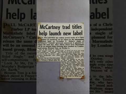 The Beatles scrapbook 1967 Chris barber catcall 67rebellion the official music archive