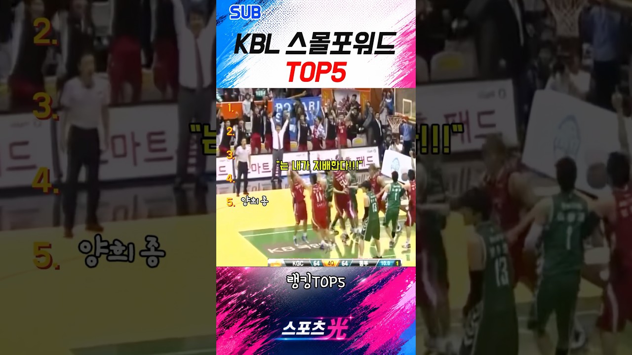 KBL 스몰포워드 TOP5