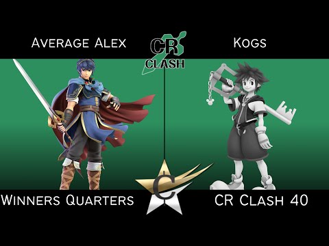 CR Clash 40 Winners Quarters - Average Alex (Marth) vs Kogs (Sora) - HDR
