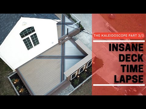 ABSOLUTELY CRAZY DECK DESIGN! Full Deck Build Time Lapse - The Kaleidoscope