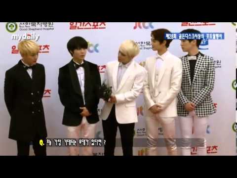 [140116] SHINee 샤이니 Red Carpet Interview