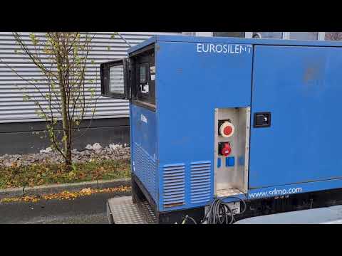 SDMO Stromaggregat mit Anhänger - Probelauf