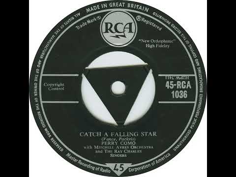UK New Entry 1958 (21b) Perry Como - Catch A Falling Star