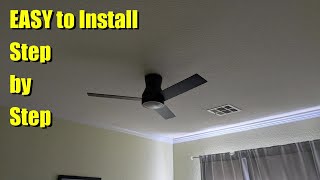 CSWF Ceiling Fan with Light easy fan installation #founditonamazon
