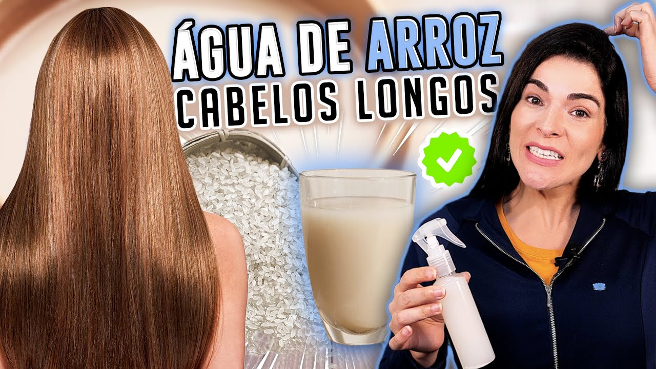 Use ÁGUA DE ARROZ e Faça CRESCER CABELO RÁPIDO e LINDOS