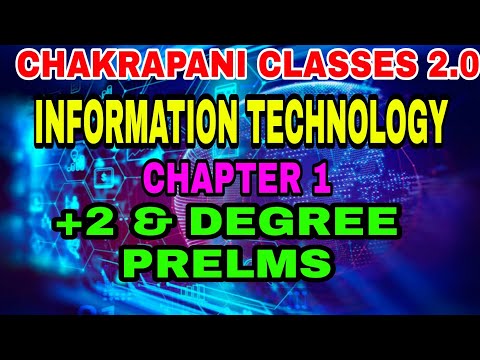 INFORMATION TECHNOLOGY CHAPTER 1 || FOR KERALA PSC +2 & DEGREE LEVEL PRELIMINARY EXAM