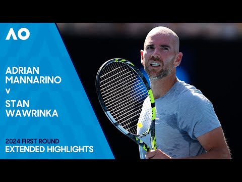 Adrian Mannarino v Stan Wawrinka Extended Highlights | Australian Open 2024 First Round