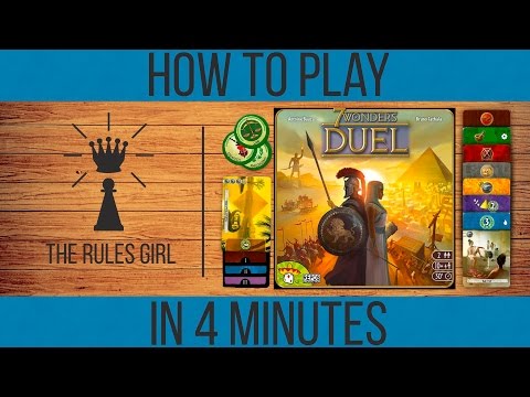 How to Play 7 Wonders Duel in 4 Minutes - The Rules Girl