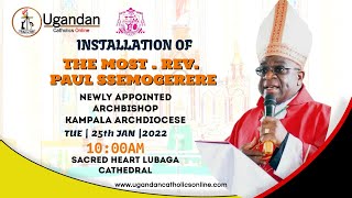 Installation of Archbishop Paul Ssemogerere
