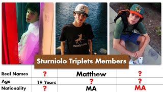 Sturniolo Triplets Members Real Name And Ages