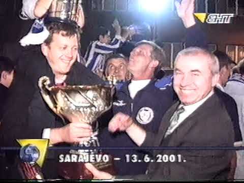 Proslava titule FK Željezničar, sezona 2000./2001. (1)