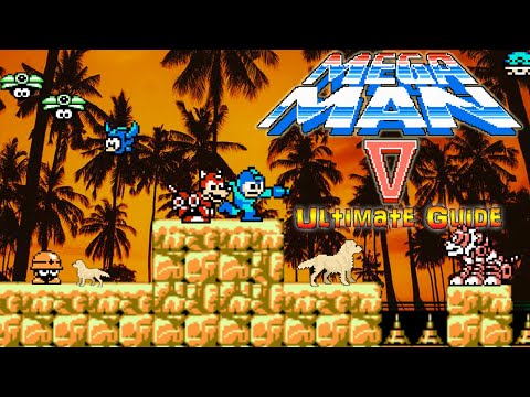 #MegaMan Mega Man V - NES ULTIMATE GUIDE - ALL Stages, ALL Bosses, ALL Secrets, 100%!