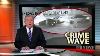 Nine News.  Crime Wave. (Black Crime Wave In Melbourne)