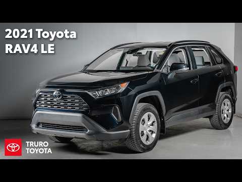2021 Toyota RAV4 LE FWD in Black for sale at Truro Toyota in Truro, NS