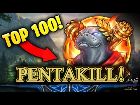 URF TOP 100 PENTAKILL MONTAGE 2019 - League of Legends ARURF Plays | LoL Best Moments #165