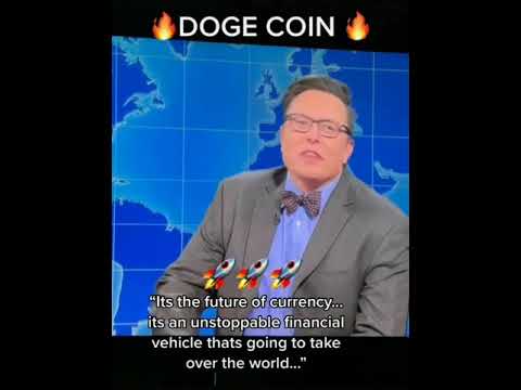 Elon Musk on SNL taking dogecoin to the moon 🚀🚀🚀🚀