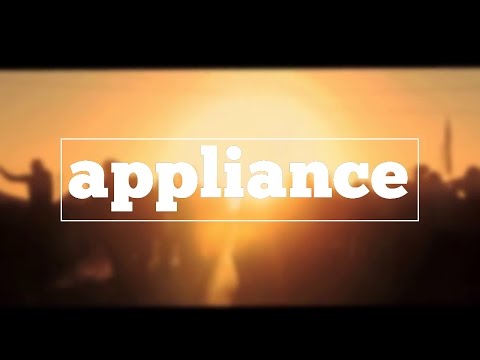 YouTube video about: How do you spell appliance?