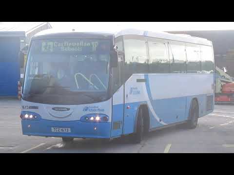 Translink Ulsterbus Scania Irizar Intercentury 1673 On Route 18 Castlewellen Schools