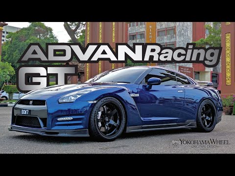 NISSAN GT-R35 masuk rim YOKOHAMA WHEEL ADVAN RACING GT Hitam | JDM Kota Bharu Kelantan