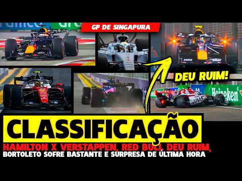 🚨CLASSIFICAÇÃO: HAMILTON VS. VERSTAPPEN, HADJAR DEU RUIM, BORTOLETO SOFRE MUITO | FÓRMULA 1