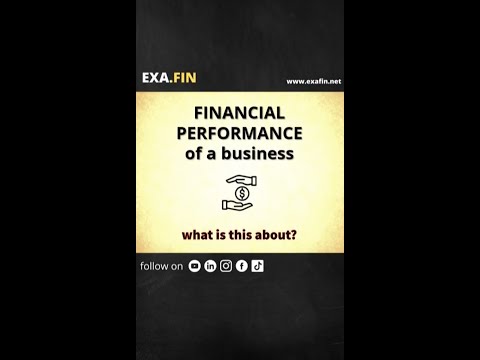 FINANCIAL PERFORMANCE of a Business: what is this REALLY about?