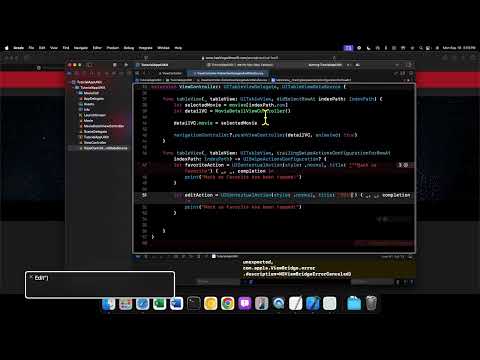 iOS Development with UIKit - 47 - Swipe Actions on UITableViewCells