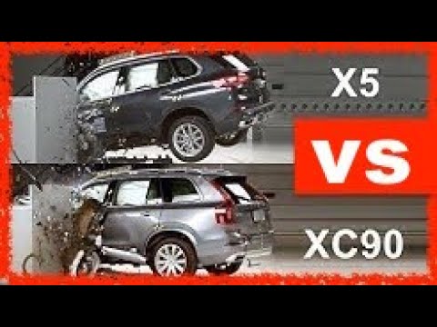 2022 SUV Crash Test comparison - VOLVO vs BMW (XC90 vs X5)