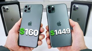 $160 Fake iPhone 11 Pro Max vs $1,449 11 Pro Max!