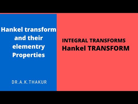 Hankel Transform and their elementary Properties