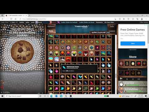 Showing Off My Cookie Clicker Save File Save Code In Description