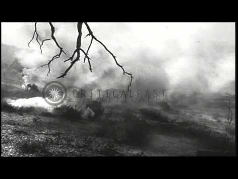 American infantry in Pacific Theater HD Stock Footage