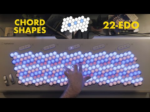 Lumatone Chord Shapes | 22-EDO