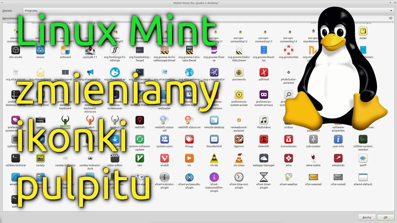 Linux - zmieniamy i tworzymy ikonki pulpitu