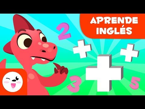 Sumas para niños EN INGLÉS - Aprende a sumar con Dinosaurios - Matemáticas para niños