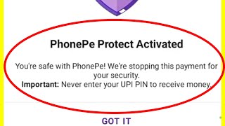 Fix PhonePe Protect Activated Problem | We