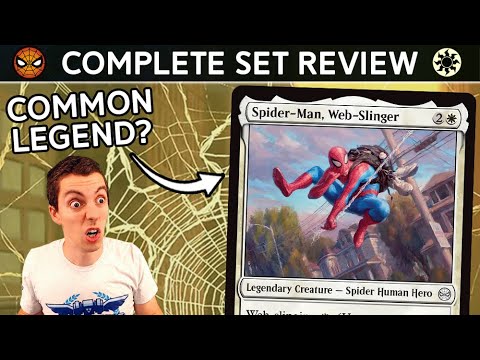 ⚪ Complete Set Review! ⚪ - 🦸‍♂️ Marvel's Spider-Man 🦸‍♂️ - White Cards - Constructed And Limited