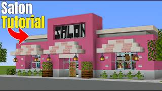How To Build a Hair Salon In Minecraft | Easy Tutorial