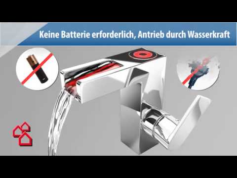 BAUHAUS TV - Produktvideo: LED-Waschtischarmatur "Ibiza" mit Schwallauslauf